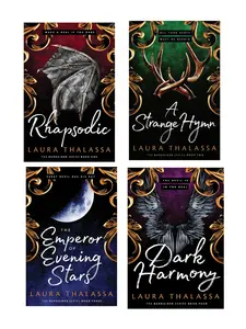 The Bargainer (4 book series) By Laura Thalassa : Rhapsodic - A Strange Hymn - The Emperor of Evening Stars - Dark Harmony (Paperback)
