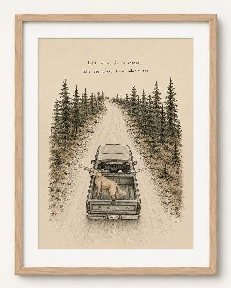 [No Framed] Noah Kahan Wall Art, Unframed Wall Decor, Unique Gift Idea