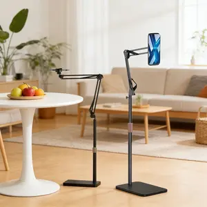 Universal Phone Stand, Floor Mount Lazy Bed Headrest, Arm Live Streaming, General Purpose Phone Holder, Hc26040305 Model