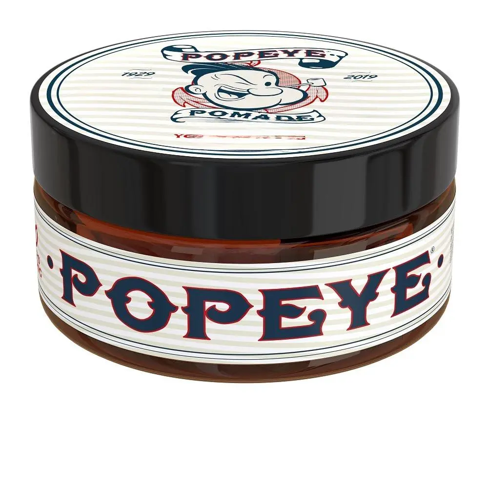 Popeye Shaving Co Medium Hold and High Shine Water-Based Hair Pomade for Men, Suitable for all Hair Types, Sandalwood Scent, 3.75 oz Haircare