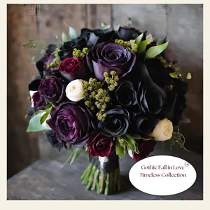 Timeless Gothic Fall in Love Bouquet | Silk Flower Bouquet | Timeless Collection