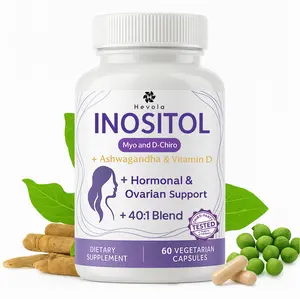 Myo-Inositol & D-Chiro Inositol for Women – 40:1 Hormone Balance Support with Vitamin D3 & Ashwagandha
