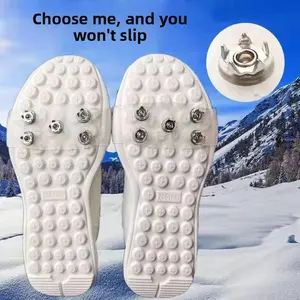 Crampons invisible new non-slip shoe cover outdoor snow hiking transparent climbing winter ice artifact