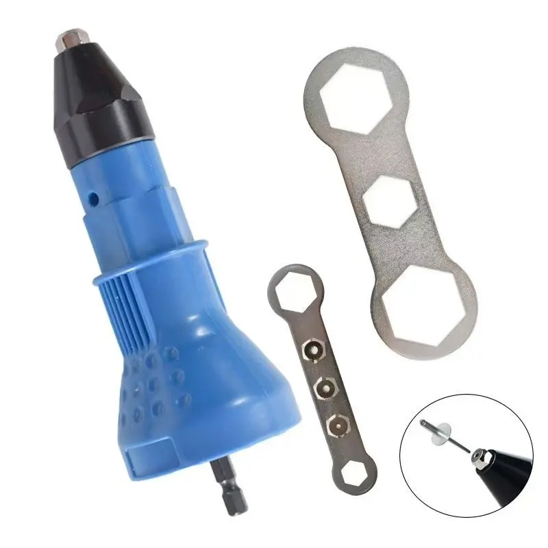 Electric Rivet Gun Converter, Pull Rivet Gun, Joint Gun, Snap Rivet Gun, Cap Rivet Gun, Durable, Heavy Duty & Efficient Tool for Fastening, Hand Tools, Hardware