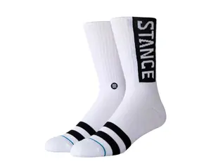 Stance UnCommon Solids Classic OG Crew Socks White