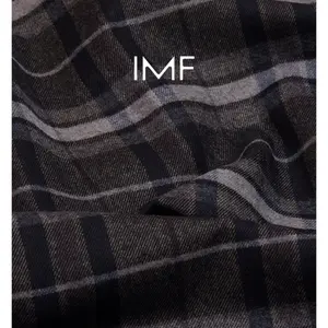 Pure Wool Felt Fabric, Soft Texture Classic Plaid Material, Ideal for Clothing & Textiles, Width 150cm