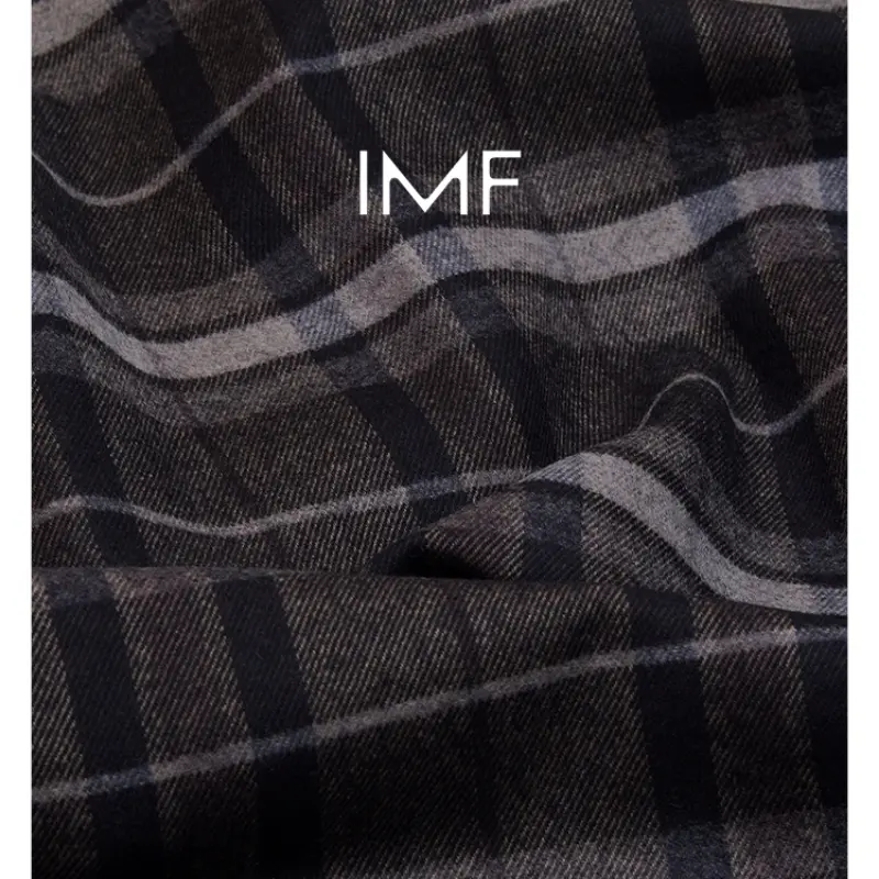Pure Wool Felt Fabric, Soft Texture Classic Plaid Material, Ideal for Clothing & Textiles, Width 150cm, Checkered Wool