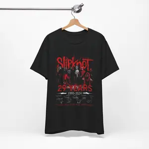 Slipknot 29 Years Signature Shirt, Slipknot 2024 Tour Shirt, Slipknot Fan Gift Shirt Gift for him and her
