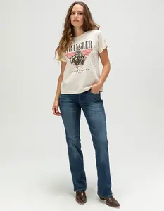 WRANGLER Womens Low Rise Bootcut Jeans