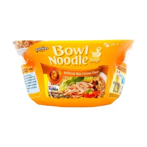 PALDO Korean Chicken Flavor Instant Ramen Bowl - 86g, Authentic Korean Noodle Soup