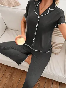 Women's Casual Home Wear Set, Loungewear, Deep, Comfortable & Stylish Design, Perfect for Daily Use, Ideal Gift Choice
