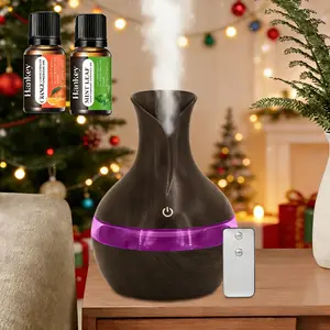 Aromatherapy Diffuser  7 LED Colors light , Auto Shut Off, Ultra Quiet for Bedroom, Office, home Colorful smart Humidifier remote control Essential oildiffuser aroma diffuser USB Powered Ultrasonic Diffuser automatic shutdown essential oil diffuser
