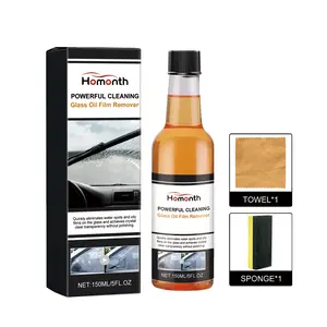 Premium Car Glass Cleaner Windshield Oil Film Stain Remover Washer Fluid with AntiFog Treatment Scale  Insect Residue Cleaner