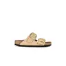 BIRKENSTOCK Arizona Big Buckle Sandal in Sandcastle Nubuck