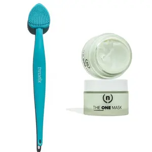 Niccktownsend BrowRevive Duo - 5ml Brow Mask with Silicone Exfoliating Brush & Nourishing Oils for Hydration and Strengthening - Revitalizing Skincare Hydrate Gentle