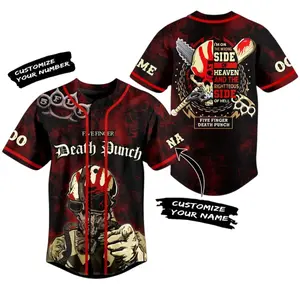 5 Finger death punch baseball jersety gift for fans
