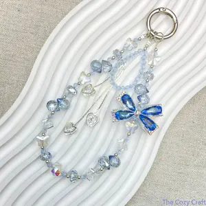 Luxury Heart Tassel Bag Charm, Rhinestone Bow Crystal Phone Strap Pendant, Trendy INS Style Short Keychain Accessory, Sparkly Diamond‑Encrusted Decorative Hanging Ornament, Elegant Girly Bling Dangle for Handbags, Crossbody Bags, Daily Outfits & Fashion S
