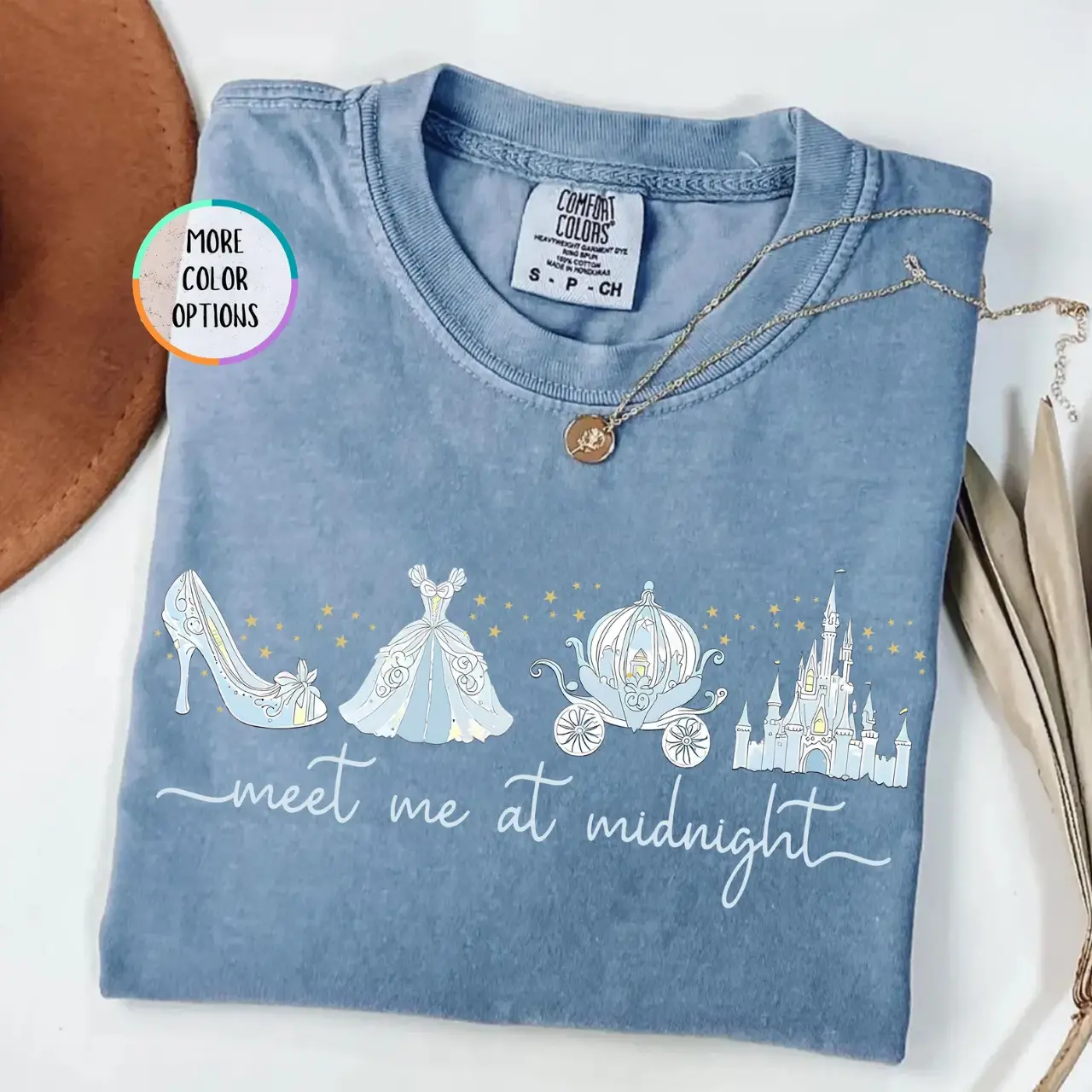 Meet me at Midnight Shirt, Cinderella Inspired T-Shirt, Girls Trip 2025, Cinderella Shirt, Princess Party Gift