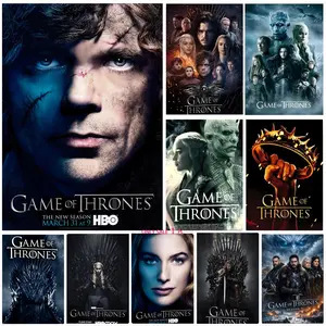 TV Game Of Thrones Poster Bedroom Wall Home Decor Artistic Art Poster Perfect Gift for Family and Friends