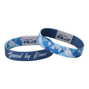 Tap To Pray® Wristband – Patchwork - Saved by Grace