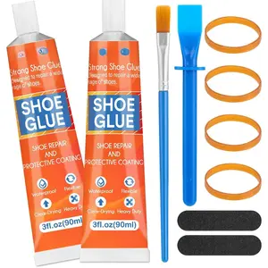 Shoe Glue Soles Repair| 180 ML Heavy Duty Clear Shoe Sole Repair Glue, , High-Strength Adhesive, Dries in 24 Hrs|  Glue Shoe for Soles, Heels & Repair  Boots, Leather, Rubber, Canvas