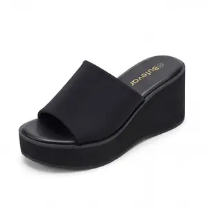 Butevar Women's Classic Open-Toe Wedge Platform Sandals, Comfortable Summer Walking Footwear with Stylish Design, Casual Shoe For Girl