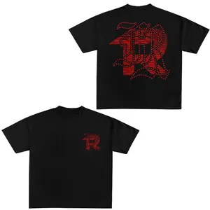 🎸✨🎶Fuerza Regida Red Design T-shirts, Band Tour Basic Soft Cotton Tee, Menswear Streetwear T shirt
