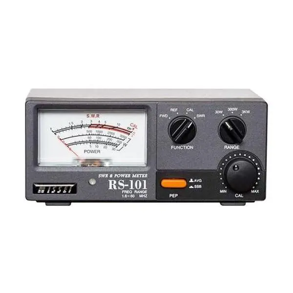 Nissei RS-101 SWR and Watt Meter HF 1.6-60 MHz 3000W Max RF Power Meter
