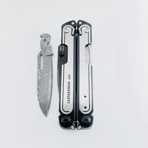 Tool-Free VG10 Damascus MAIN Blade Compatible for Leatherman ARC/FREE P2 P4