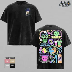 Vintage R.I.P Oliv Tree Turbo Cowboys Don't Cry, Shawney Bravo Streetwear Heavy Cotton Top, Oli Tree Alien Among The Human Beings Neon Kidcore Oversized Graphic Tee Men, Retro 90s Shirt, Oversized Graphic Tee Men, Y2k Clothing, Music Lover T-Shirt P8Z