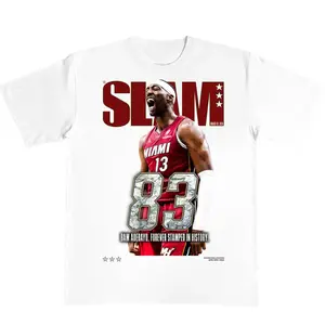 Bam Adebayo Miami Slam T-Shirt No.13 “83 Points” Basketball Streetwear Shirt, Heat Player Fan Apparel Cotton Tee for Men Women