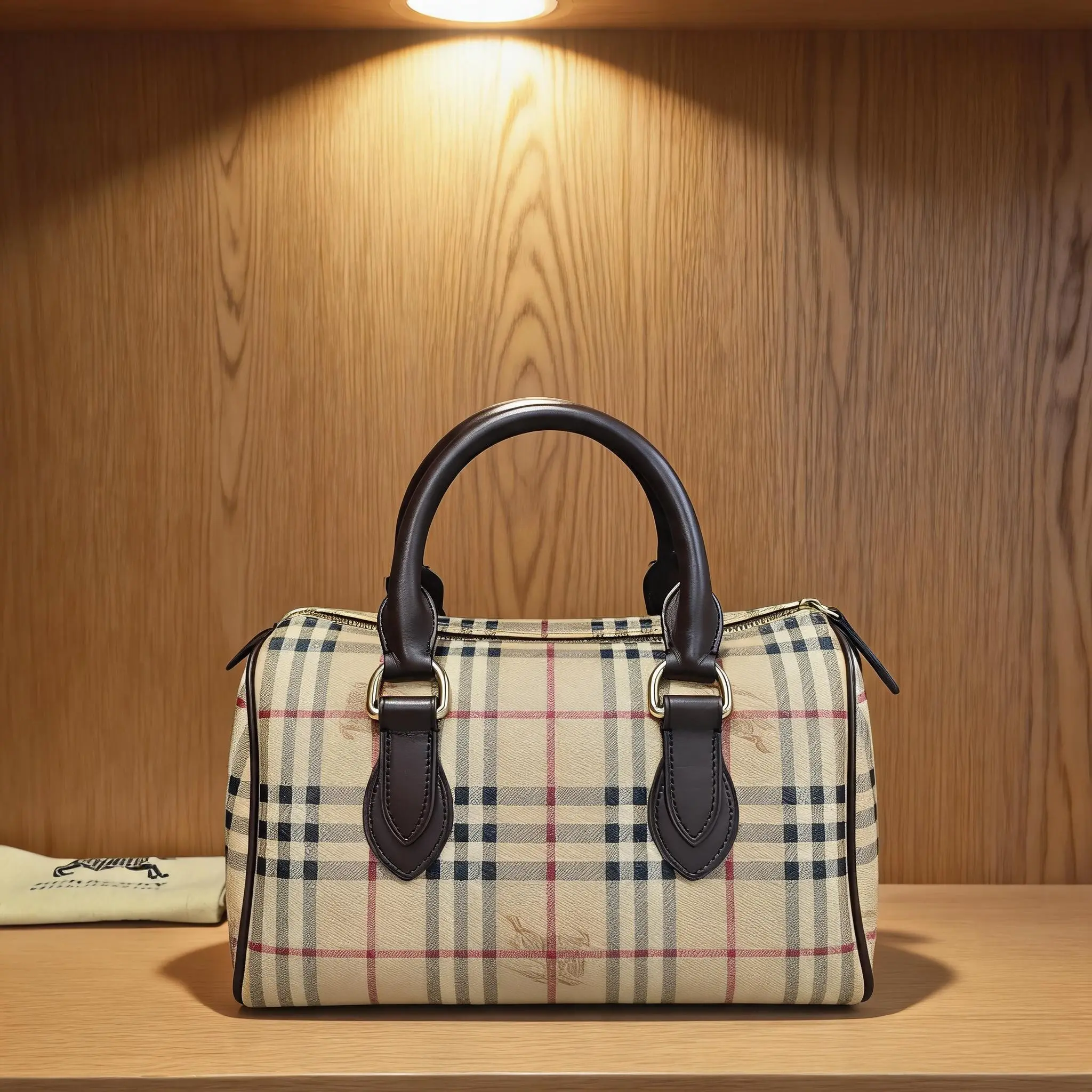Pre-owned BURBERRY Canvas Shoulder Bag I0717386314