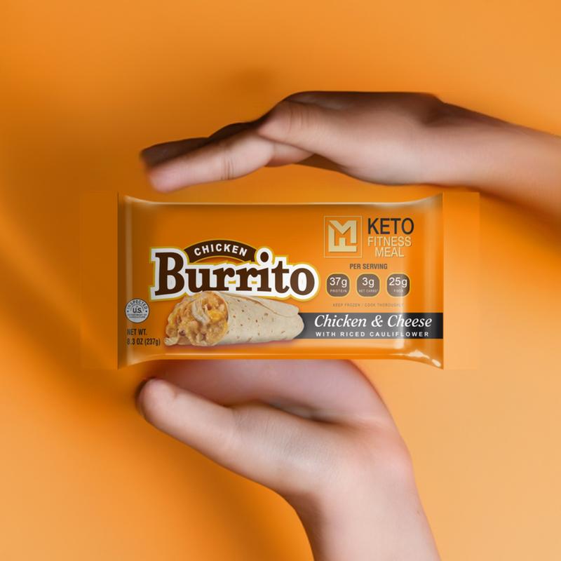 12 Keto Diet Burrito - Mix & Match Pork-Chicken-Steak $5.75 each Free Shipping