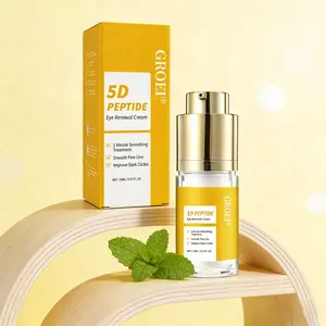 5D Peptide Eye Cream for All Skin Types, Reduces Dark Circles, Enhances Eye Area Radiance, Eye Care Solution, Under Eye Cream
