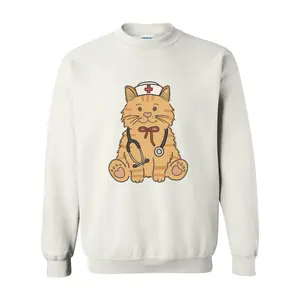 Vet Med Cat Crewneck