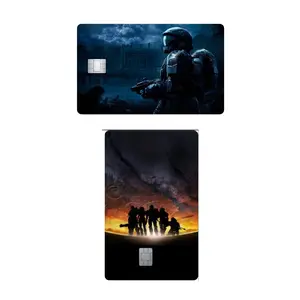 ODST and Reach Credit Card 2 Pack Skins Vinyl Sticker Covers Video Game Inspired Waterproof, Durable, Fits Most Debit & Credit Cards