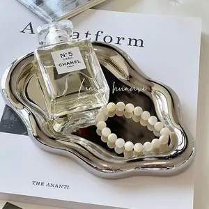 Cloud Tray Key Organizer, Elegant Desktop Decor, Jewelry Display Stand, Plastic Storage Tray, Style, Home Use, Minimalist Design