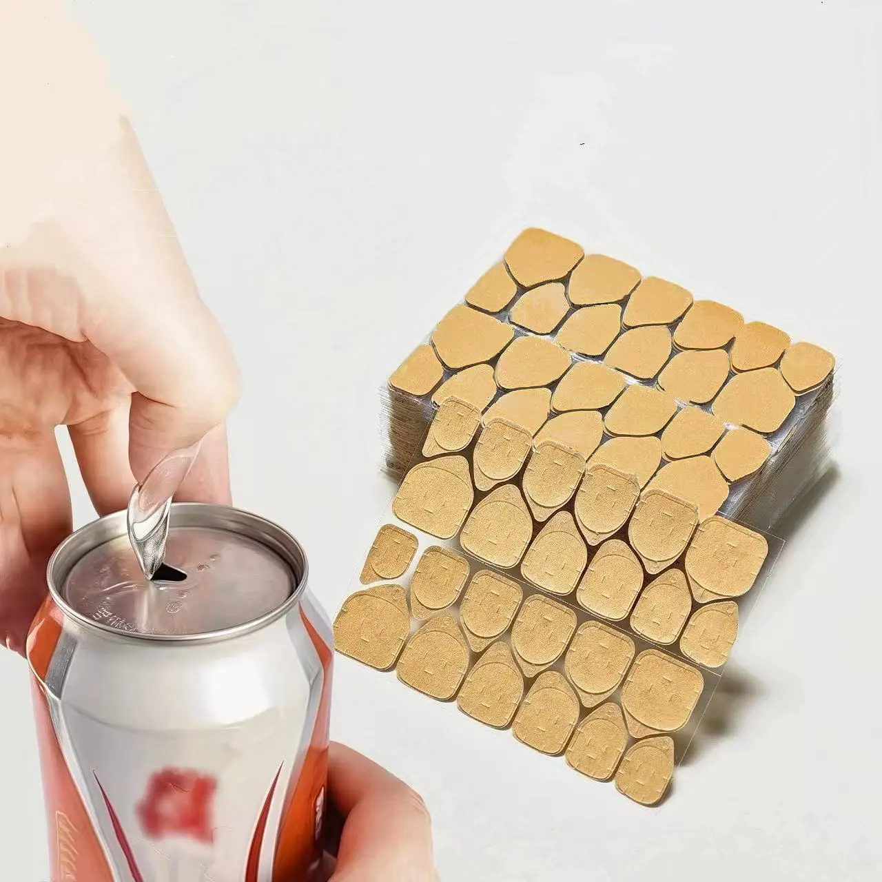 Ultra-Thin Nail Art Jelly Glue High Viscosity Waterproof Long-Lasting Adhesive Stickers, Strong Hold for Manicure, Easy Application