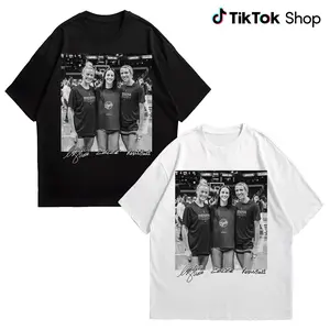 Caitlin Clark Sophie Cunningham Lexie Hull Step Sisters Basketball Unisex Tee Shirt 100% U.S. Cotton Ethically Grown Mineral Wash Classic Fit Comfortable Everyday Wear All Seasons