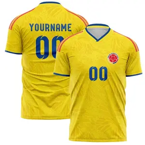 Custom Colombia Fan Jersey, Personalized Name & Number Soccer Shirt, Unisex Football Supporter Apparel