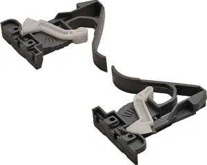 1 Pair Salice Height Adjustable Disconnect Clips for Futura Drawer Slides - Gray