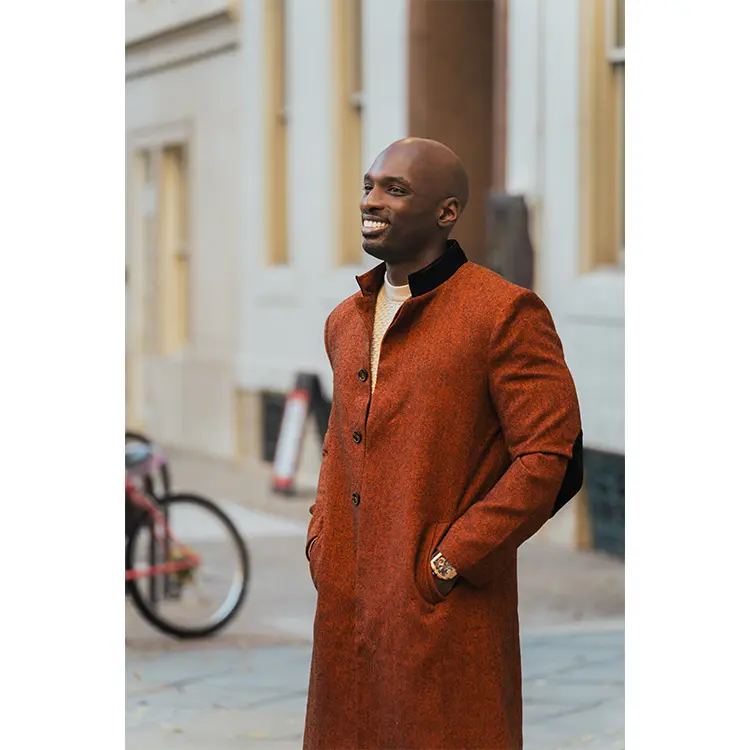 The Kaél Men’s Burnt Orange Jacket