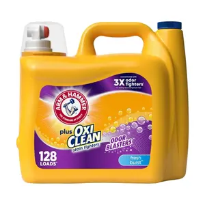 Odor Blasters Fresh Burst, 128 Loads Liquid Laundry Detergent, 166.5 Fl oz