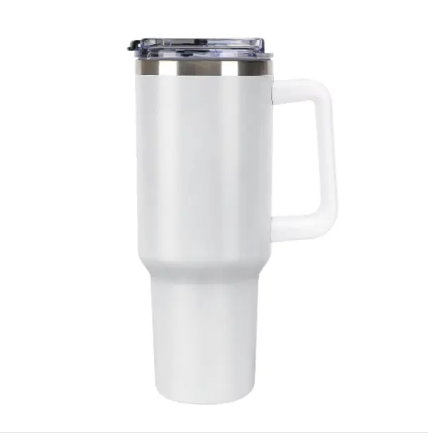 NO.02 40oz  Insulated Tumbler With Handle & Flip Lid, Stainless Steel Travel Mug