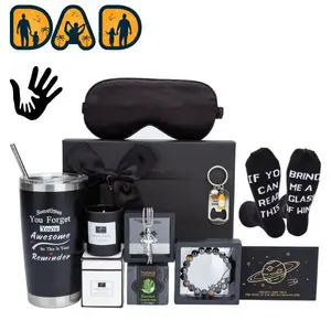 Birthday Gifts for Men Premium Gift Basket for Him, Fathers Day Gifts for Dad Husband Boyfriend, Thank You & Retirement Gift Box Ideas