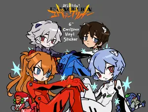 Evangelion Large Vinyl Sticker Decals
