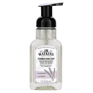 J R Watkins Foaming Hand Soap, Lavender, 9 fl oz (266 ml) J R Watkins Foaming Hand Soap, Lavender, 9 fl oz (266 ml)
