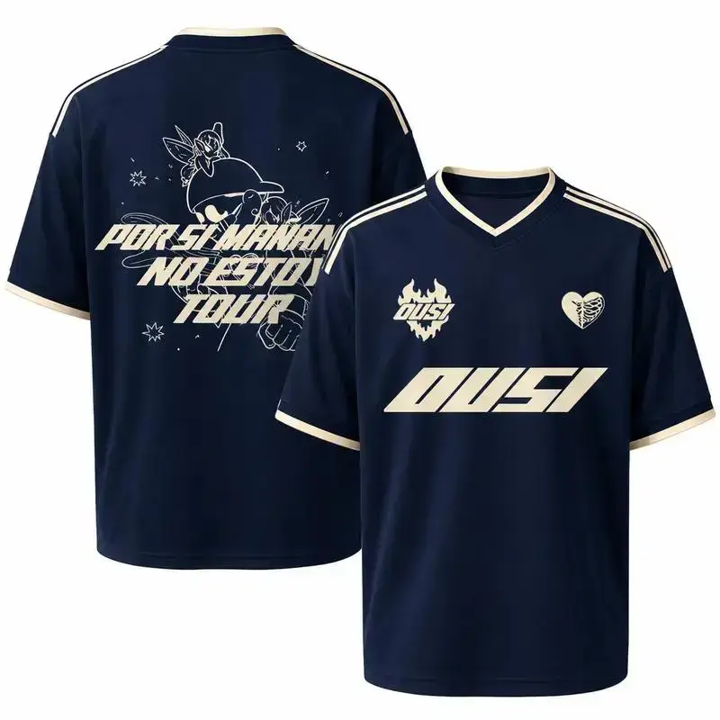 El Ousi Football Jersey, Omar Courtz Por Si Mañana No Estoy Tour 2026 Soccer Jersey, OUSI Sporty Tee, Casual Top Tee, Unisex Short Sleeve Tee, Fan Gift Shirt