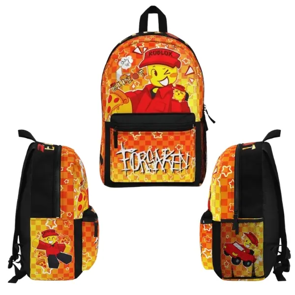 Elliot - Backpack | Pizza Lover Gift, Forsaken from Roblox, Back To School Backpack