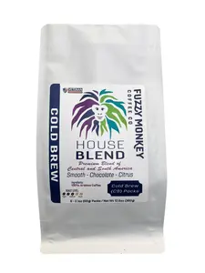 House Blend Cold Brew Packs - Specialty Grade Coffee - City+ Medium Roast - Low Acidity